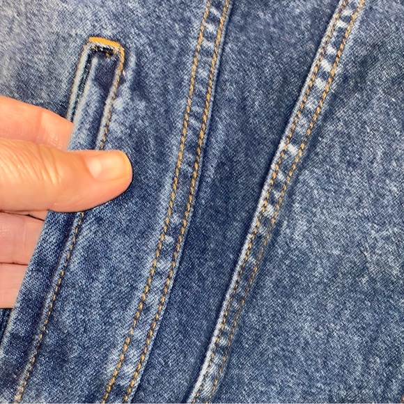Vintage 90s GreatLand Trucker Jean Jacket. Size XL - Picture 8 of 11